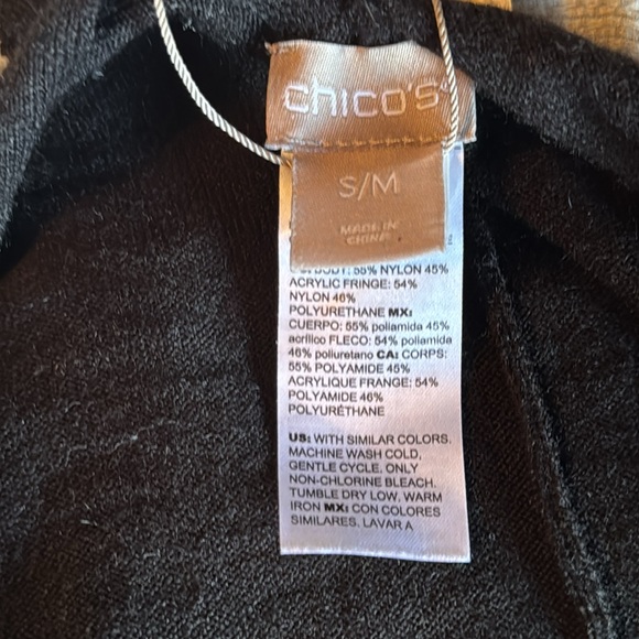 Chico’s Ruana S/M NWT - Picture 3 of 5